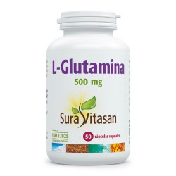 L-GLUTAMINA 500MG, 50 CAPS.
